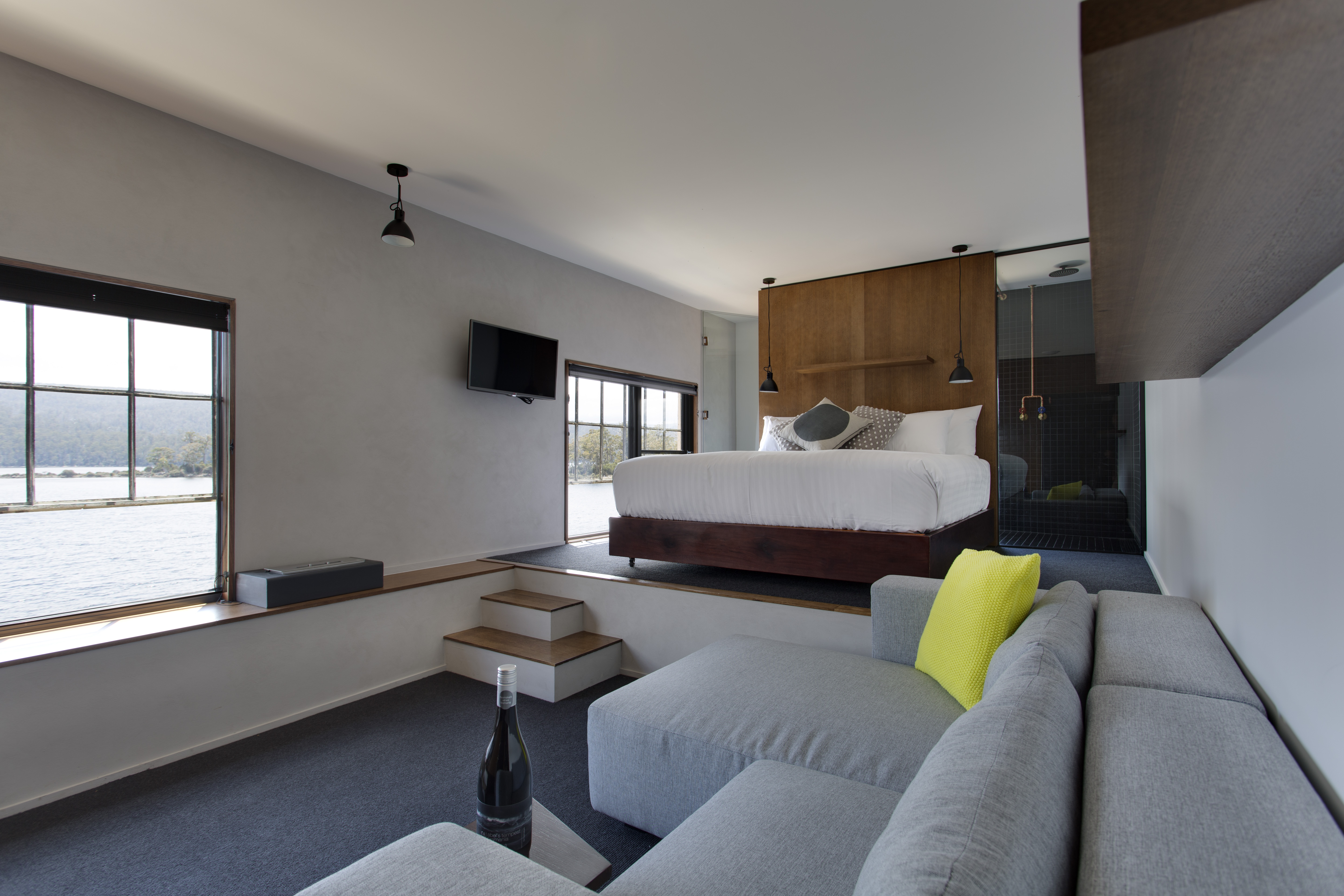 Take in the incredible views of Cradle Mountain and Lake St. Clair from your room.